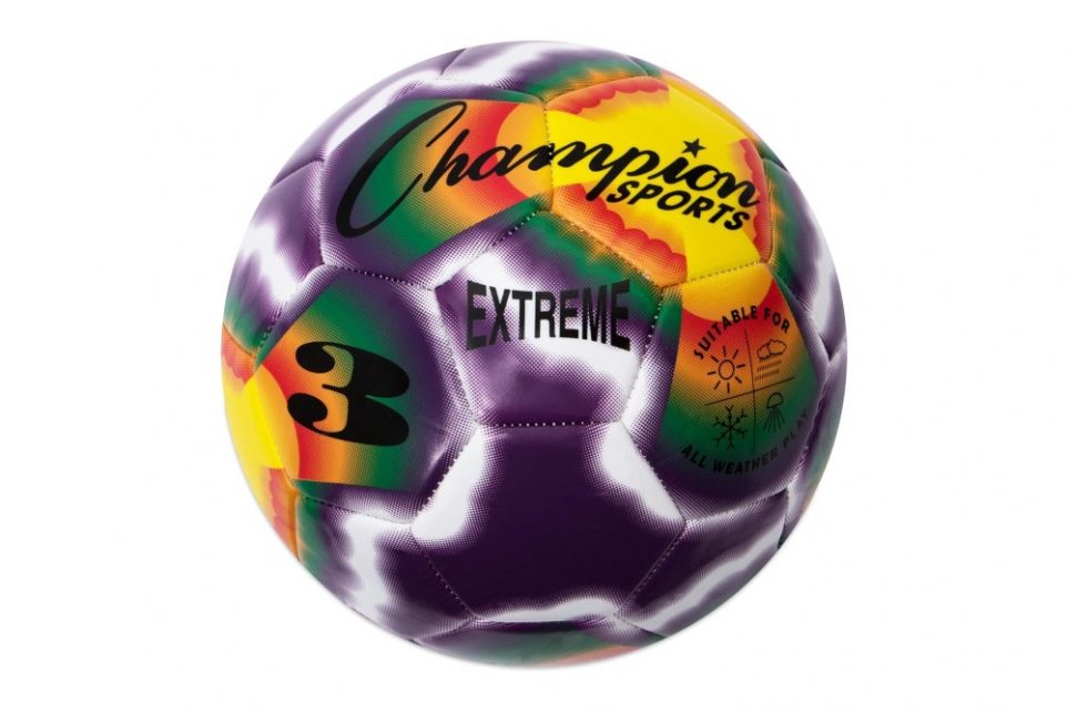 best champion sports extreme series composite tie dye soccer ball