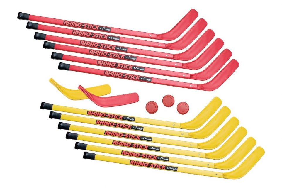 champion sports rhino stick elementary hockey set review