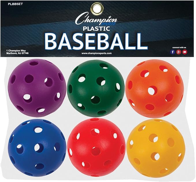 champion sports plastic baseball review