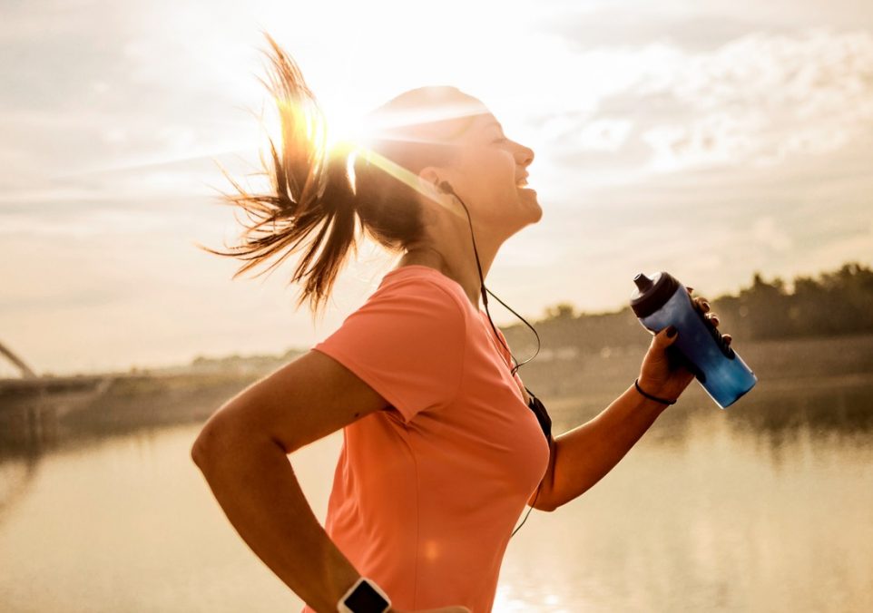 best running water bottle