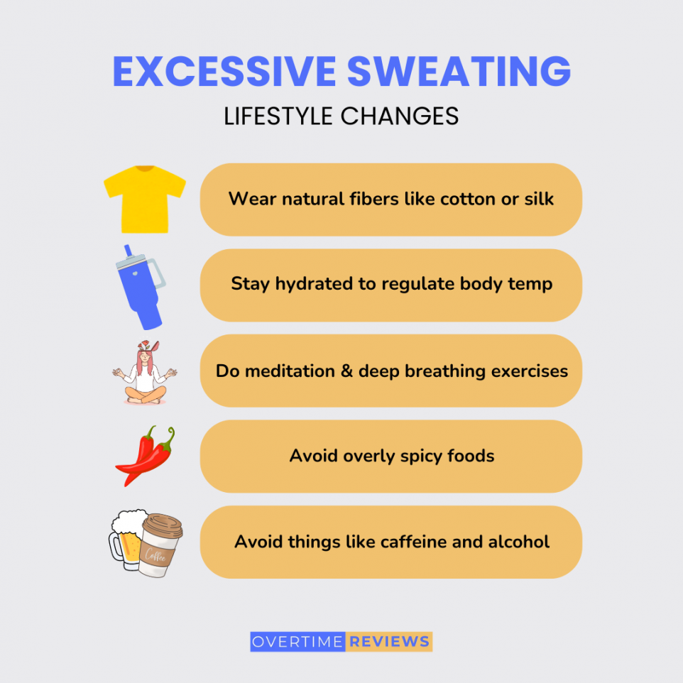 Excessive Sweating Lifestyle changes